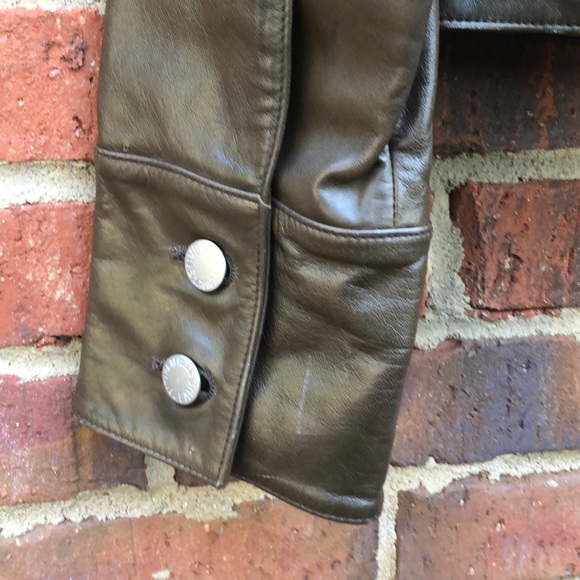 Banana Republic Brown Leather Moro Jacket - Picture 5 of 8